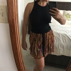 SOLD- A-line button down skirt